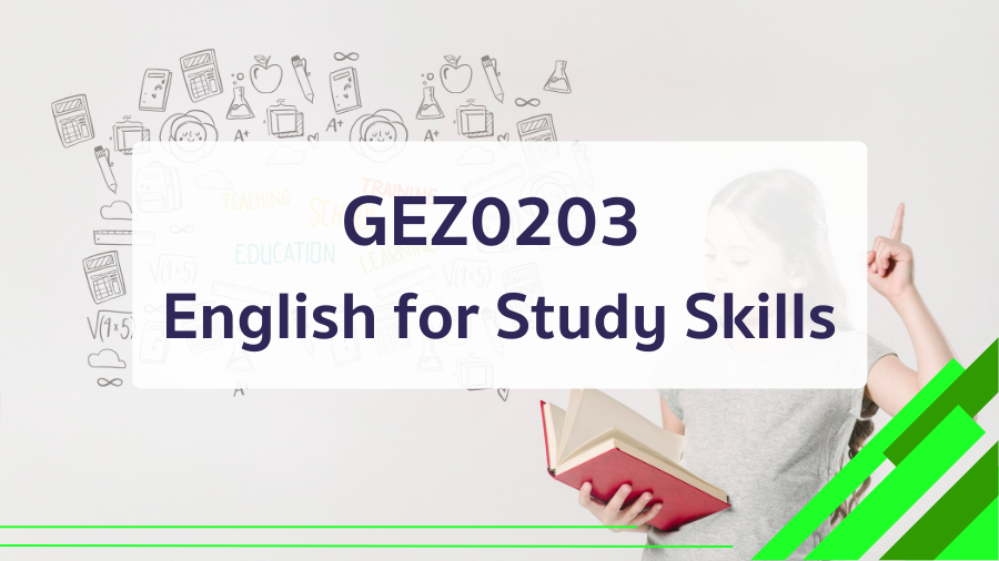 (CHN_1-68) GEZ0203 English for Study Skills GEZ0203_CHN